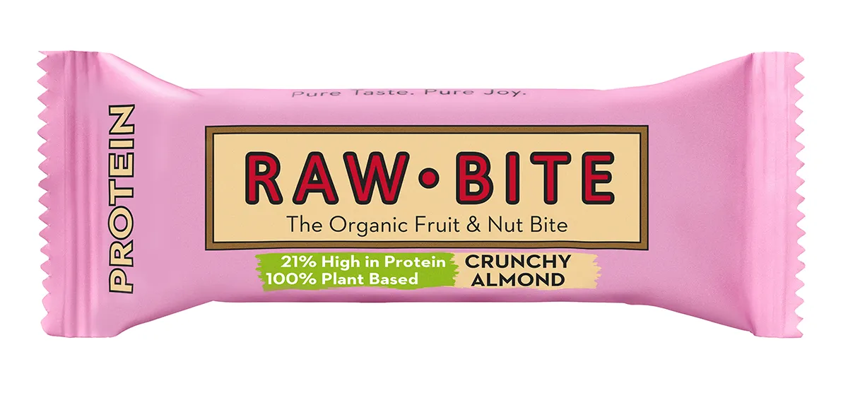 Raw Bite Protein bar crunchy almond bio & raw 45g